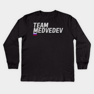 Team Daniil Medvedev Kids Long Sleeve T-Shirt